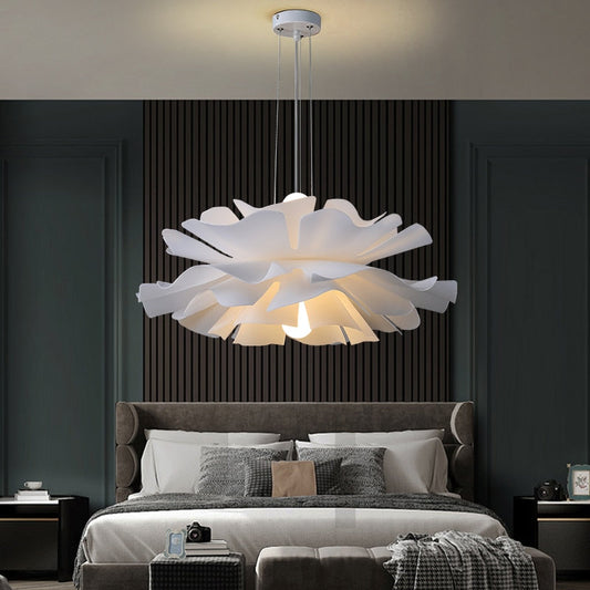 Ceiling bedroom light simple modern LED warm indoor outdoor chandelier Nordic design petals 2022 lighting fixtures 40cm